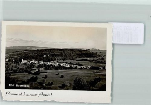 2803 Bourrignon FOTO KEINE AK Neujahr Foto 10cm x 7cm, rückseitig Haftspuren