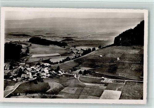 3158 Guggisberg 1960 Foto AK Luftbild B 9412 - AK