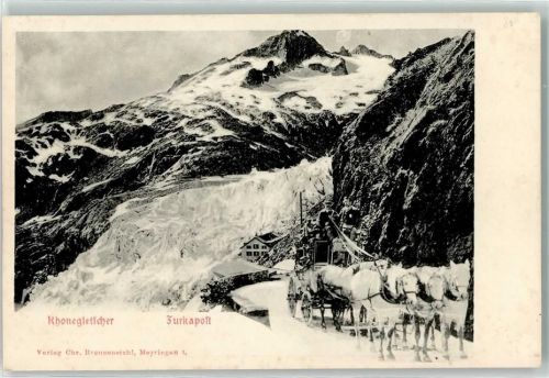 Rhonegletscher - Furkapost Postkutsche