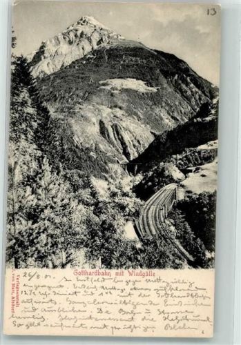 St Gotthard 1901 - Windgälle Gotthardbahn