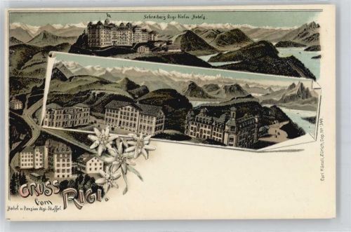 6410 Rigi Kulm Lithographie