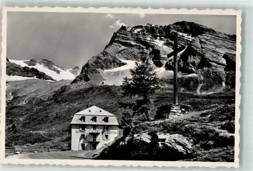 Simplonpass Foto AK Hotel Bellevue Foto Perrochet