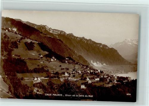 1824 Caux - Caux-Palace Glion et la Dent du Midi