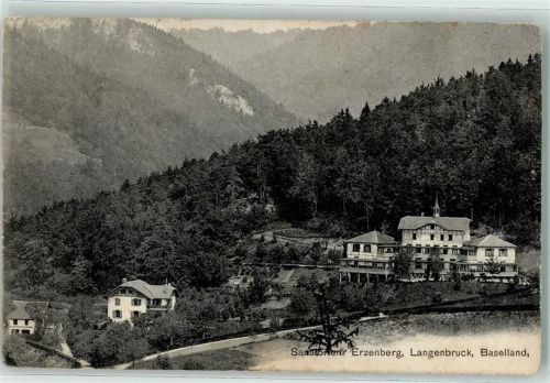 4438 Langenbruck 1910 - Sanatorium Erzenberg