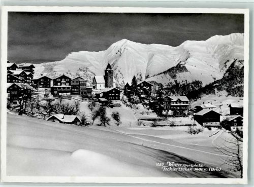 7064 Tschiertschen - Winter Kirche