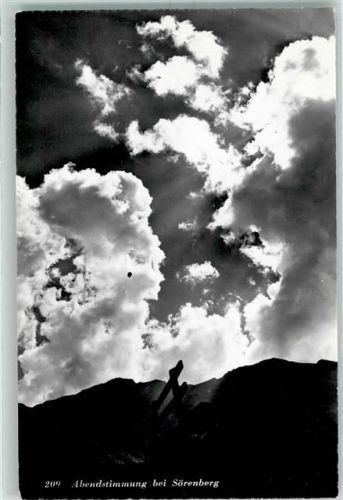 6174 Sörenberg 1963 - Abendstimmung