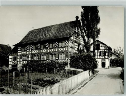 8588 Zihlschlacht 1966 Foto AK Gericht Altes Gerichtsgebäude