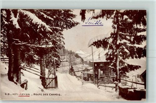 1854 Leysin - Route des Chamois Winter