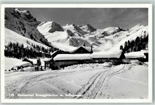 7504 Pontresina - Gasthaus Rosegglescher Sellagruppe Winter