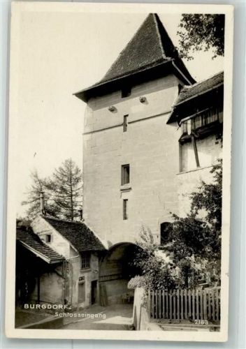 3400 Burgdorf Berthoud Foto AK Schloss