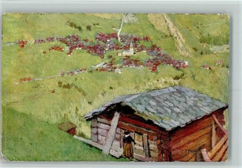 Grimentz Sign. Francis Portier Pro Juventute Schweiz 1920