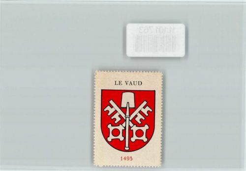 1261 Le Vaud - Vignette Wappen Kaffee Hag ca 1920-1940