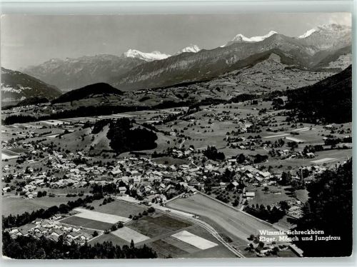 3752 Wimmis - Schreckhorn Eiger Mönch Jungfrau