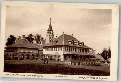 3000 Bern Berne - Landesausstellung 1914 Nr.65 Dörfli Röseligarten Architekt Indermühle