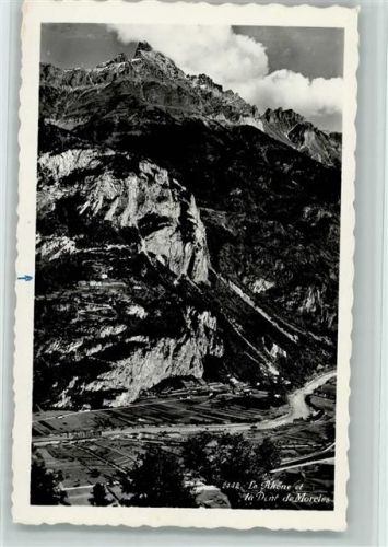 1892 Morcles - La Rhone et Port de Morcles