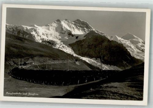 Jungfraubahn Foto AK Bergbahn Jungfraubahn Jungfrau