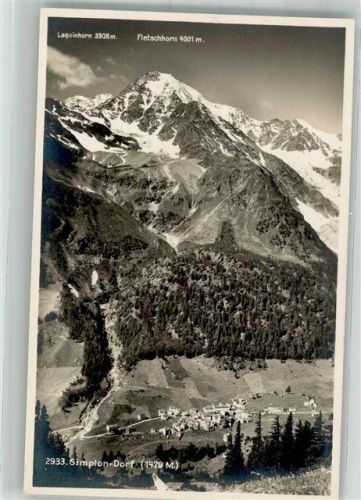 3907 Simplon Dorf Foto AK