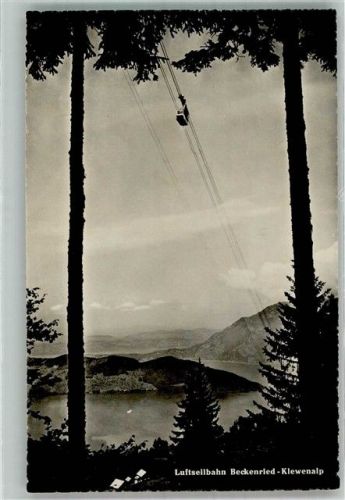 6375 Beckenried Foto AK Seilbahn Beckenried-Kiewenalp