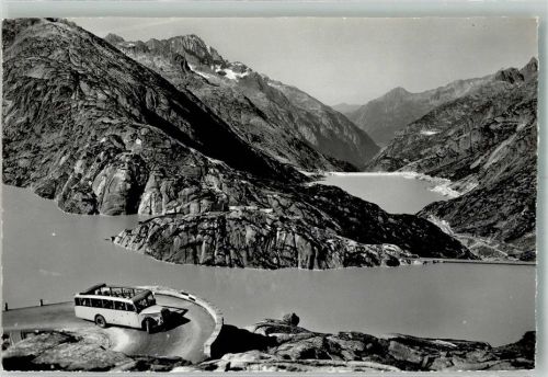 Triebtenseelicke Postbus Grimselstrasse Grimselsee Postkutsche Schweiz