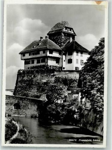 8500 Frauenfeld Foto AK Schloss Feldpost