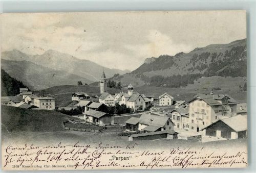 7076 Parpan 1903 Gebrauchsspuren