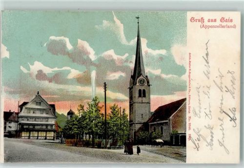 9056 Gais 1903 - Kirche
