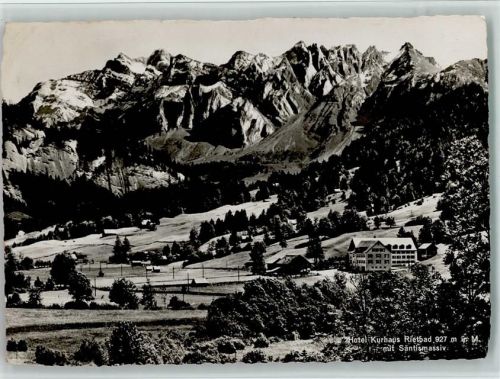 9651 Rietbad Ennetbühl - Hotel Kurhaus mit Säntismassiv