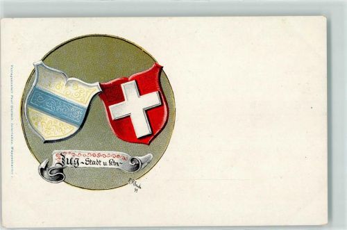 6300 Zug Zugo - Wappen Stadt und Kanton