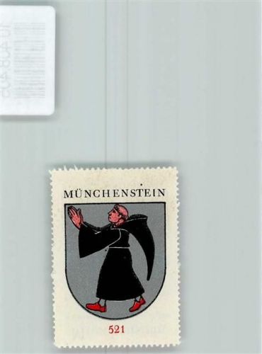 4142 Münchenstein - Vignette Wappen Kaffee Hag ca 1920-1940 Mönch