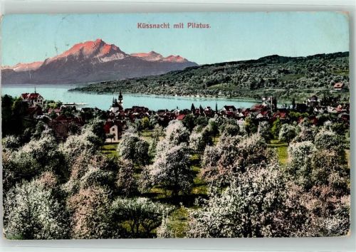 6403 Küssnacht am Rigi 1908 Gebrauchsspuren Pilatus