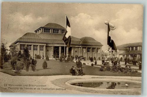 3000 Bern Berne - Landesausstellung 1914 Nr.23 Wehrwesen Bildungswesen
