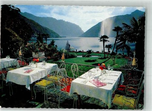 6815 Melide Foto AK Gasthaus Garni