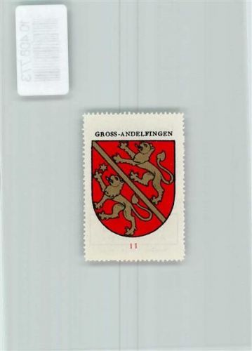 8450 Andelfingen - Vignette Wappen Kaffee Hag ca 1920-1940 Löwe