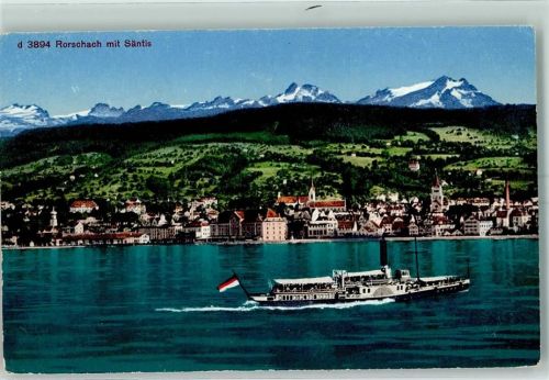 9400 Rorschach - See Dampfschiff Säntis
