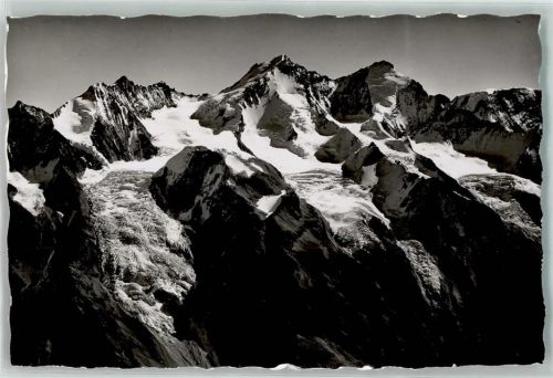 Brunegghorn Gebrauchsspuren Fliegeraufnahme Nadelgrat Dom Täschhorn Alphubel