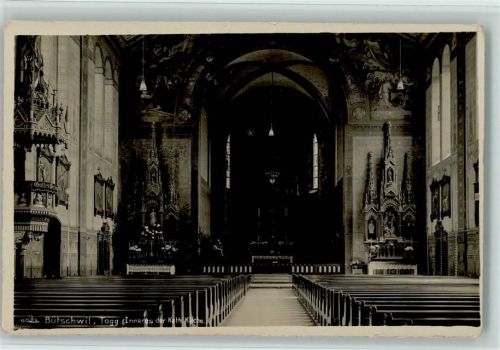 9606 Bütschwil - Inneres d. kath. Kirche