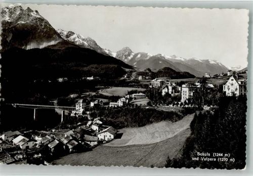 7550 Scuol Schuls 1938 Foto AK