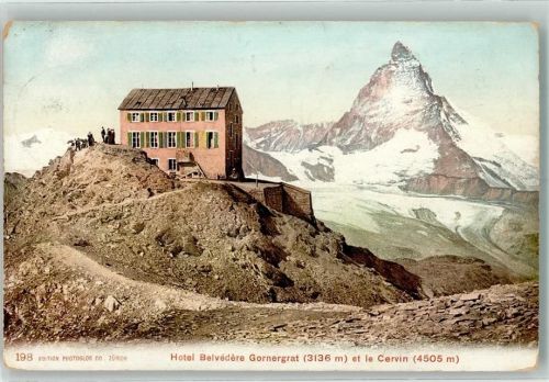 Gornergrat 1908 - Hotel Belvedere Cervin