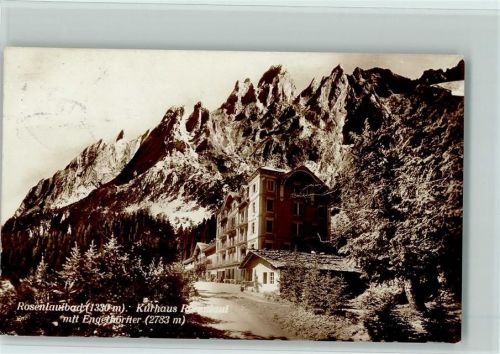 3860 Rosenlaui - Kurhaus Rosenlaui mit Engelhörner Rosenlauibad