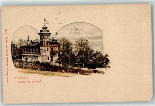 1897 Bouveret Gebrauchsspuren Chalet de la Foret