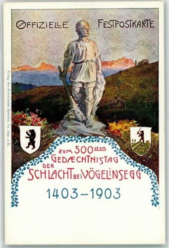 Vögelinsegg 1403 - Gedächnistag der Schlacht Wappen