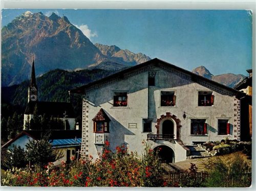 7550 Scuol Schuls 1980 - Tarasp-Vulpera Das alpine Heilbad Engadiner Haus in Scuol