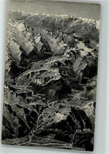 7430 Thusis Foto AK Vogelschau