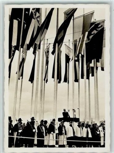 1939 Foto AK LA 314 Foto Gaberell, Fahnenträger - Landesausstellung 1939