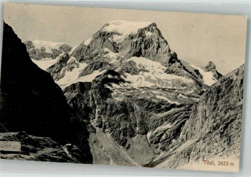 Tödi 1912 Foto AK Tödi