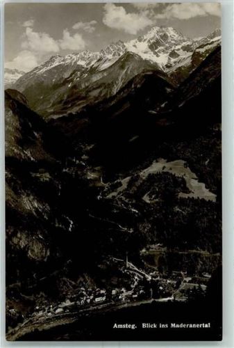 6474 Amsteg - Blick ins Maderanertal