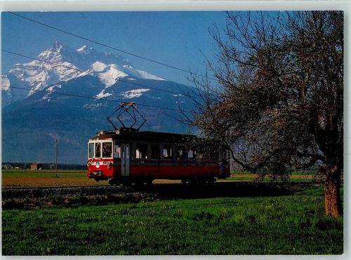 1860 Aigle - Train Aigle Ollon Monthey Champery Dents du Midi