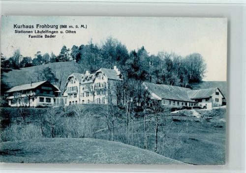 4448 Läufelfingen 1912 - Kurhaus Frohburg , gute Erhaltung AK