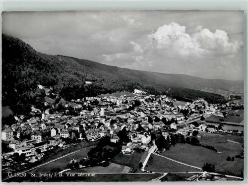 2610 St-Imier Saint-Imier Gebrauchsspuren Fliegeraufnahme