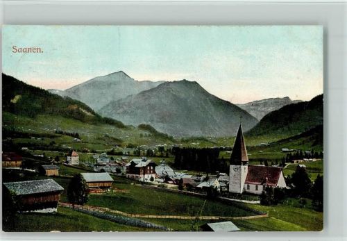 3792 Saanen 1915 - Dorfkirche